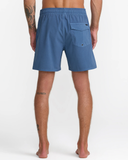 RVCA Mens VA Pigment Elastic Short Trunk 16" - Vintage Navy