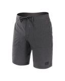 Saxx Mens Land To Sand 2N1 Hybrid 9" Short - Black Shade Heather