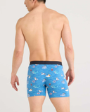 Saxx Ultra Super Soft Underwear - Seas The Day - Lake Blue