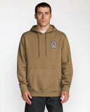 RVCA Mens Palm Grove Hoodie - Coyote