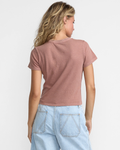 RVCA Womens Forever Tee - Acid Brown