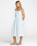 RVCA Women's Raya Midi Dress - Crystal Blue