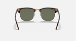 Ray-Ban Clubmaster Sunglasses - Tortoise on Arista W/ G-15 Green