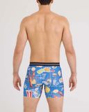 Saxx Volt Breathable Mesh Underwear - Low Life Picnic - Blue