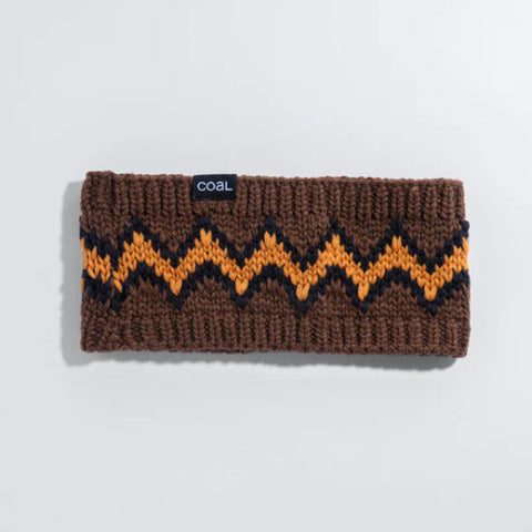 Coal The Meadows Ear Warmer - Brown/Burnt Orange