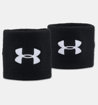 Under Armour Men's UA 3" Performance Wristband - 2-Pack - Black / White - 001