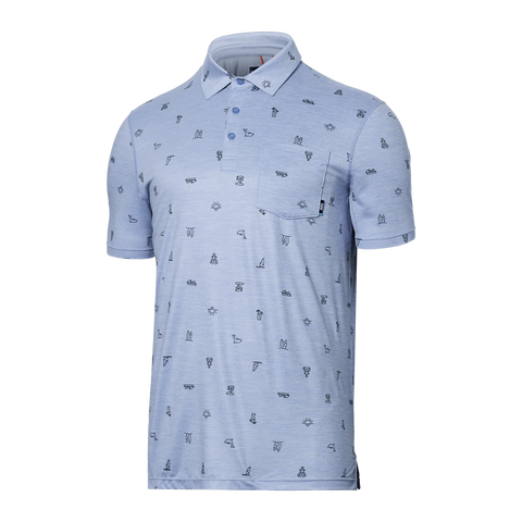 Saxx Mens Droptemp™ All Day Cooling Short Sleeve Polo