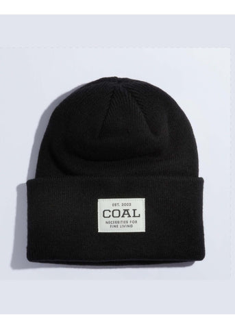 Coal The Uniform Kids Recycled Knit Cuff Beanie - Black