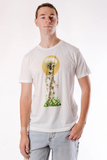 RVCA Mens Gordon Skeleton Tee - Antique White
