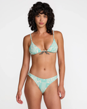 RVCA Women's Sun Tides Triangle Bikini Top - Aqua Haze