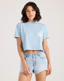 Volcom Women's Pocket Dial Tee - Charblue