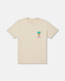 RVCA Mens Frond Mural Short Sleeve Tee - Ceramic