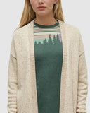 Tentree Women's Prairies Nep Cardigan - Warm Oak Nep