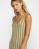 RVCA Womens Willow Tank Dress - Eucalyptus