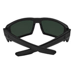 Spy Rebar Sunglasses - Matte Black - Happy Gray Green + ANSI