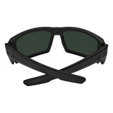 Spy Rebar Sunglasses - Matte Black - Happy Gray Green + ANSI