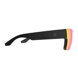 Spy Cyrus Switch Sunglasses - Matte Black - Happy Pink Mirror/Gray Green