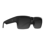 Spy Cyrus Sunglasses - Soft Matte Black Fade - Happy Gray Green Black Mirror