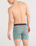 Saxx Ultra Super Soft Underwear - Pina Colada Plaid - Aqua