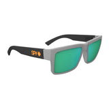 Spy Montana Sunglasses - Matte Gray/Translucent Black - Happy Bronze Light Green Spectra Mirror