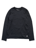 Burton Men's Synthetic Midweight Base Layer Crew - True Black