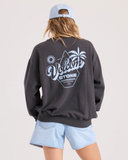 Volcom Women's Levy Fleece Crew - Vintage Black