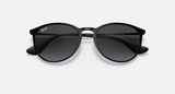 Ray-Ban Erika Metal Sunglasses - Black W/ Grey Gradient Polar