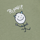 Ripndip Nerman Rockwell Tee - Dusty Olive