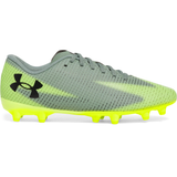 Under Armour Youth UA Shadow Select 3 Jr. FG Soccer Cleats - Grey/Green - 348