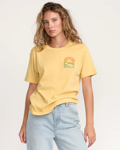 RVCA Womens Daily Tee - Sahara Sun