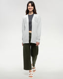 Tentree Women's Prairies Cardigan - Light Grey Heather