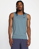 RVCA Mens Sport Vent Tank Top - Vintage Navy Heather