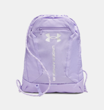 Under Armour UA Hustle Sackpack - Transparent / Metallic Silver - 538