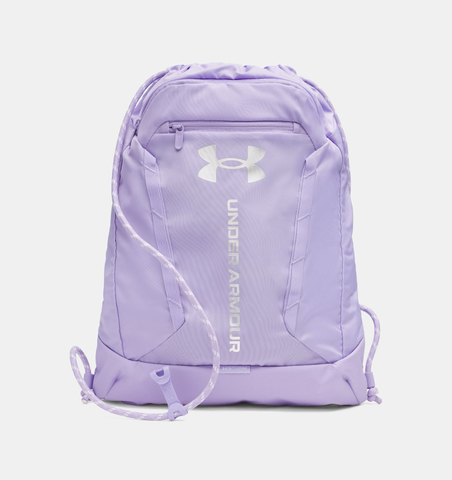 Under Armour UA Hustle Sackpack - Transparent / Metallic Silver - 538