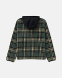 RVCA Mens Del Mar Sherpa Zip Hoodie - Balsam Green