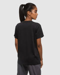 Tentree Women's Mountain Moon T-Shirt - Meteorite Black / Quarry