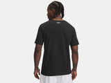 Under Armour Men's UA Wordmark Logo Short Sleeve - Black / White - 001