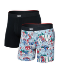 Saxx Vibe Xtra (2 Pack) Underwear - Mitts and Lumber/Black