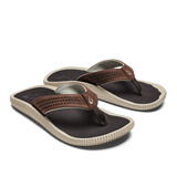 OluKai Mens Ulele Sandals - Dark Wood