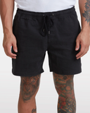 RVCA Mens Escape Elastic Short - Black