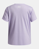 Under Armour Girls UA Tech™ Print Fill Tee - Purple Crest / White - 536