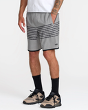 RVCA Mens Yogger Stretch Contrast 17" Short - Heather Grey
