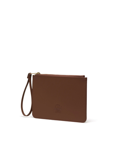 Herschel Edessa Pouch | Vegan Leather - Saddle Brown