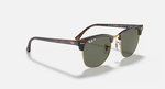 Ray-Ban Clubmaster Sunglasses - Tortoise on Arista W/ G-15 Green