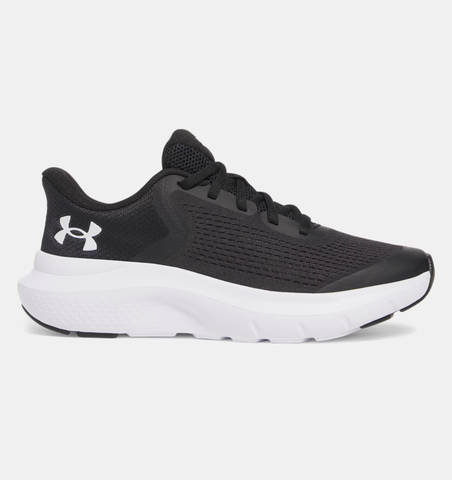 Under Armour Boys' GS UA Rogue 5 Running Shoes - Black / White - 001