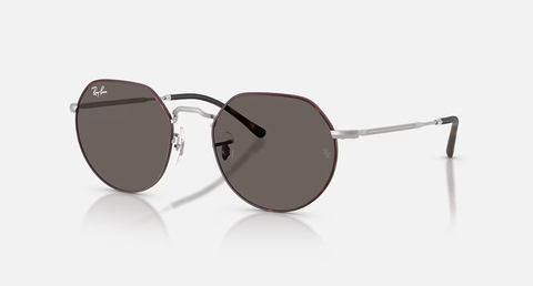 Ray-Ban Jack Sunglasses - Matte Havana W/ Dark Grey