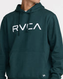 RVCA Mens Big RVCA Hoodie - Hunter Green