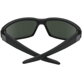 Spy Tarmac Sunglasses - Matte Black - Happy Gray Green Polar