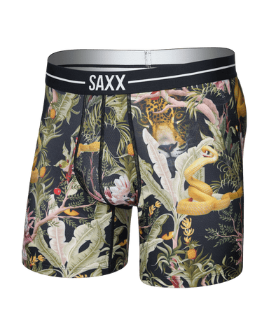 Saxx Volt Breathable Mesh Underwear - Jungle Juice - Black