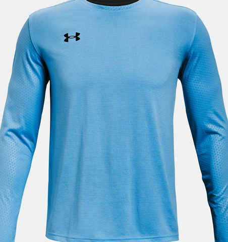 Under Armour Men's UA Wall Goalkeeper Jersey - Carolina Blue / Black - 475